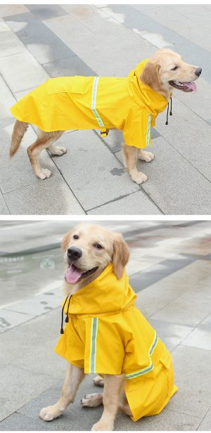 Hunde Regenmantel